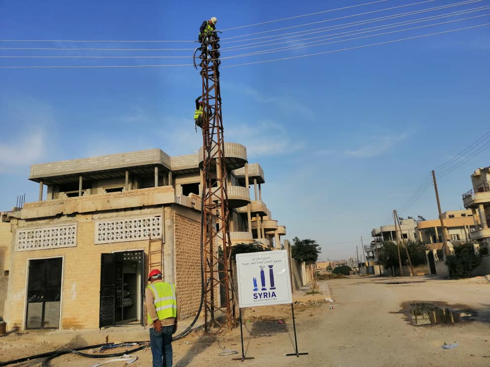 إعادة تأهيل المحوّلات الكهربائيّة في محافظة الرقّة – المرحلة الثانية