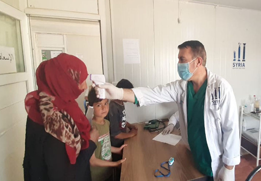 الاستجابة الطارئة لـمكافحة انتشار فيروس كورونا في محافظة دير الزور