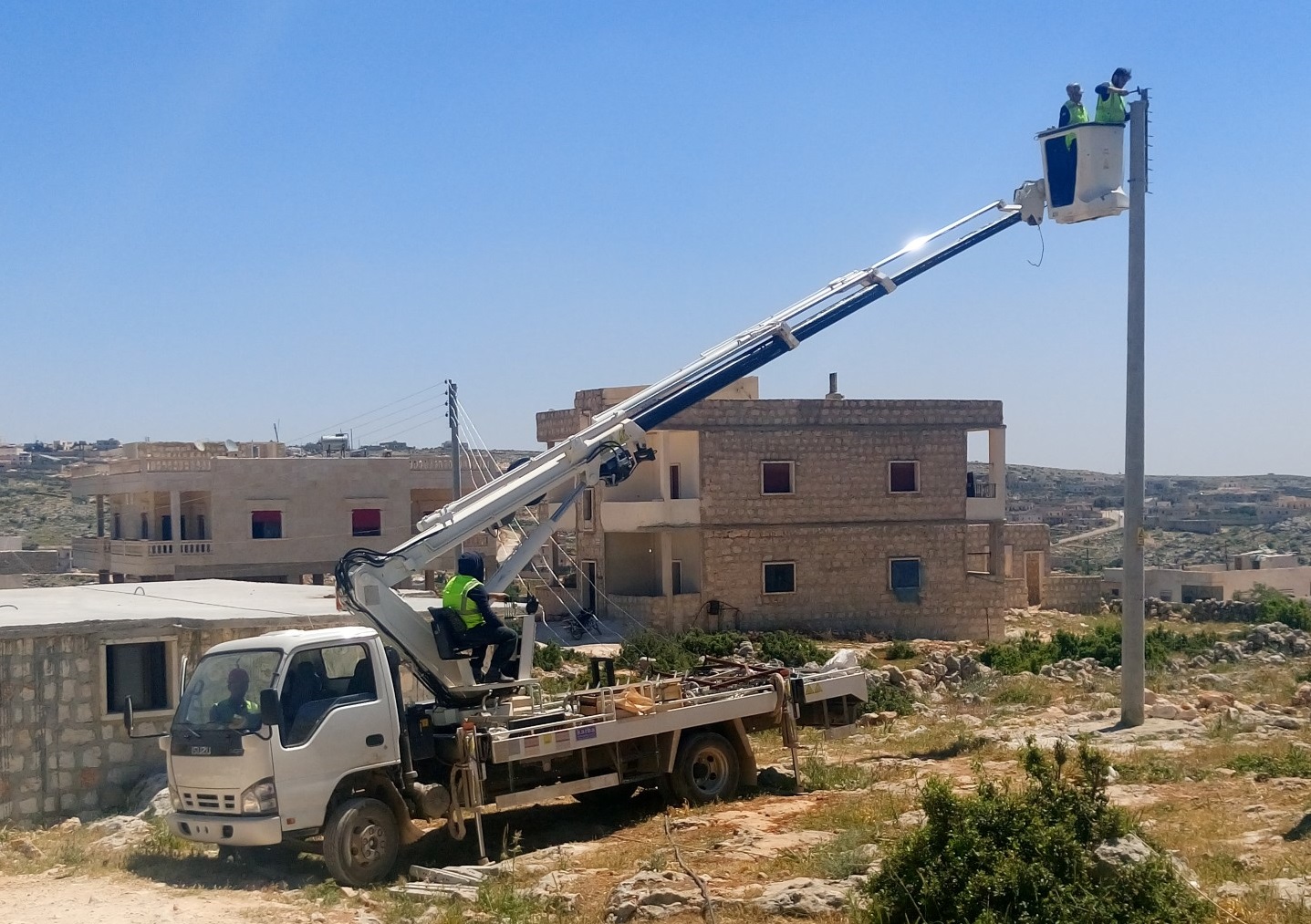Rehabilitation and Expansion of the Electricity Grid of a Town in Aleppo Governorate