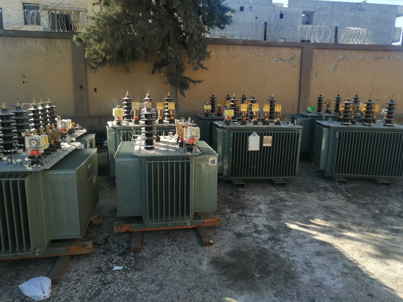 Rehabilitation of a Number of Electrical Transformers in Ar-Raqqa